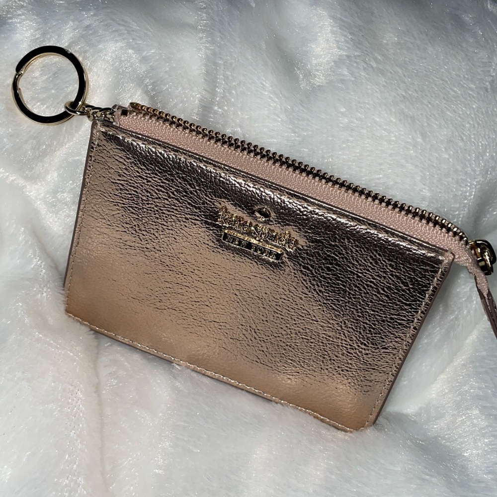 Kate spade Metallic wallet